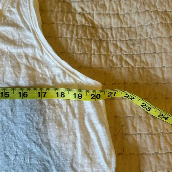 Eileen Fisher White Linen Tank - Picture 5 of 5